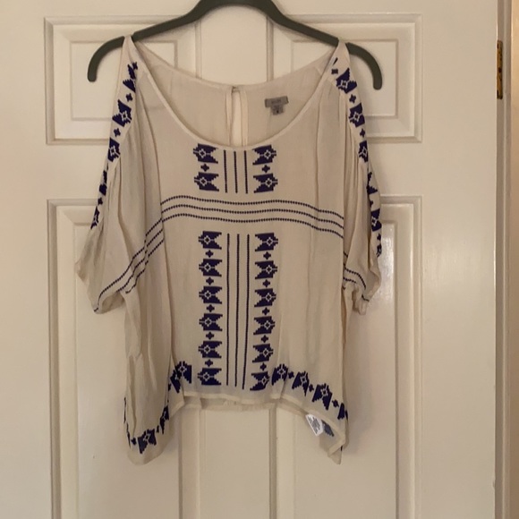 Ecote Tribal Open Shoulder Top Urban Outfitters - Picture 4 of 10